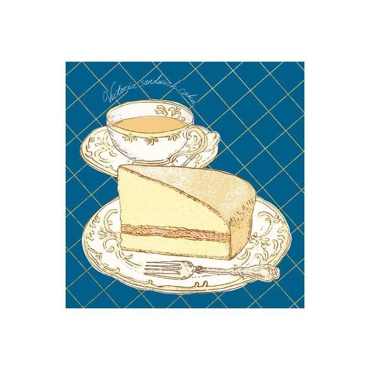 いのうえ彩 箔押しメモパッド ヴィクトリアケーキ ヴィクトリアケーキ