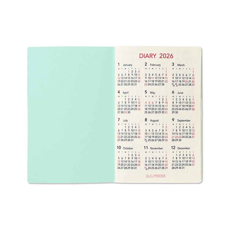 2025年12月始まり手帳 月間 A6 ポケット LIKE IT! 手芸 手芸