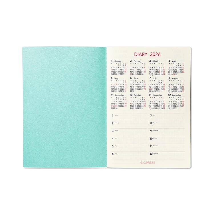 2025年12月始まり手帳 月間 B6 マイドッグ マイドッグ