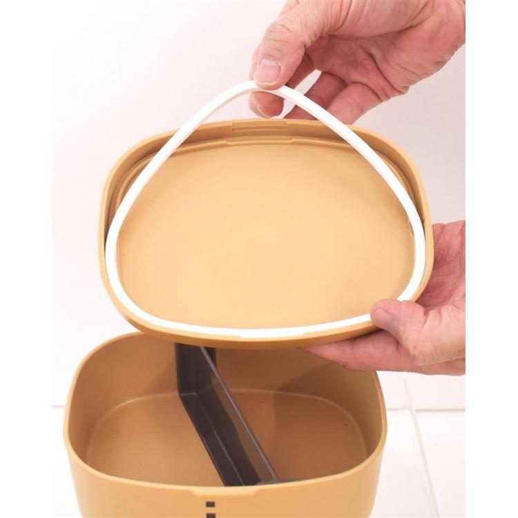 ワンタッチわっぱ弁当 600ml シルバー お弁当箱 シルバー