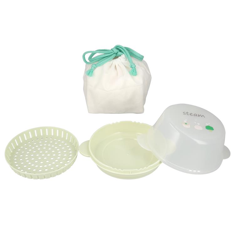 スチームランチケース Mサイズ 巾着付【ロフト限定】