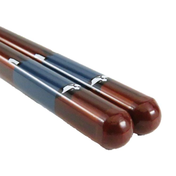 食洗箸 ぶらさがるネコ 紺 紺