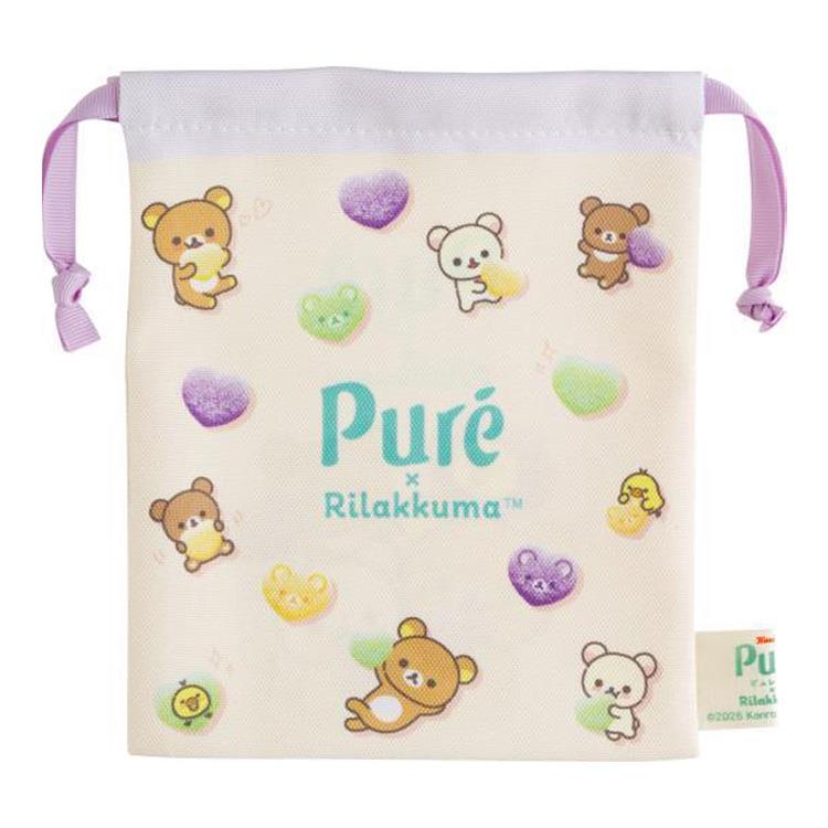 巾着 リラックマ×ピュレグミ B
