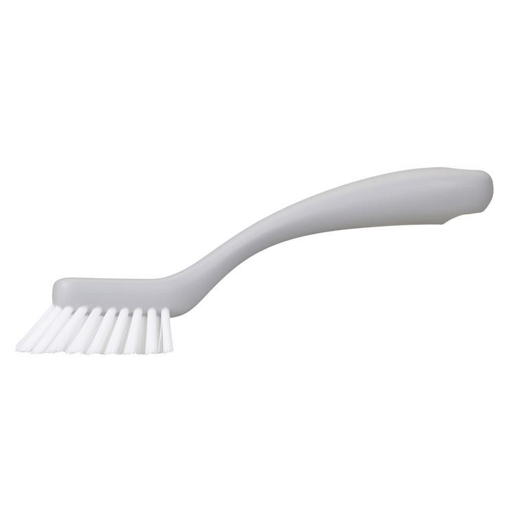 すき間や溝が洗いやすいバスブラシ グレー グレー