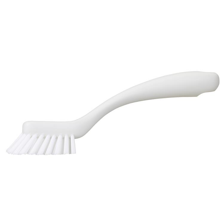 すき間や溝が洗いやすいバスブラシ ホワイト ホワイト