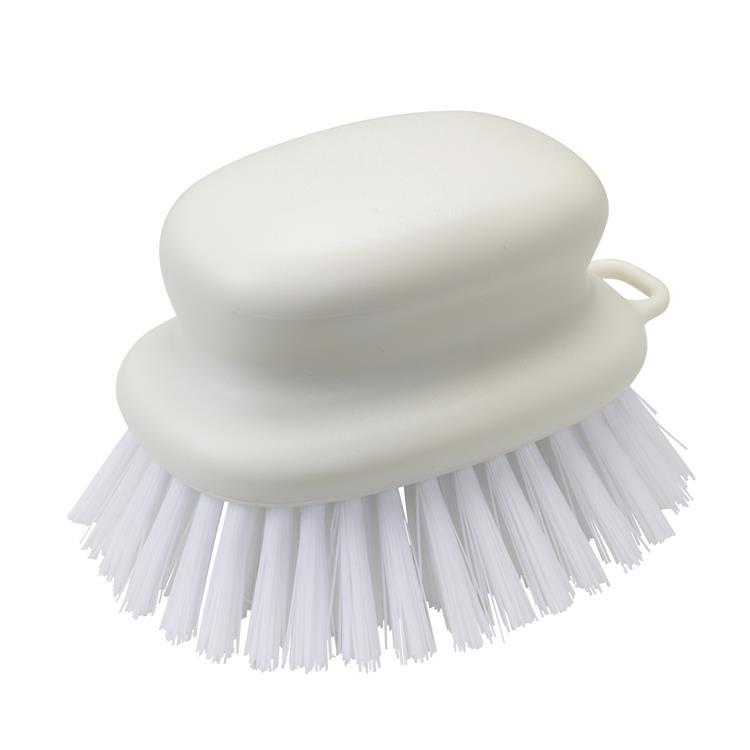 握りやすいバスブラシ ホワイト ホワイト