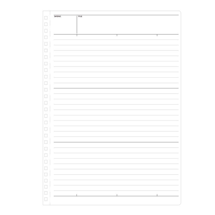 A5 リングノート ニーモシネ 横罫(7mm) 80枚