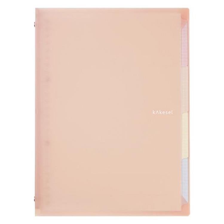 バインダー B5 カケセル クリア ライトピンク ライトピンク