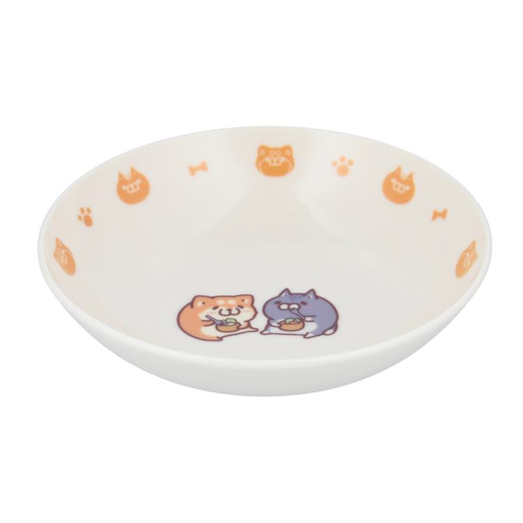 ドレスデン バスケット 花柄 透かし模様 猫足 ボウル 磁器