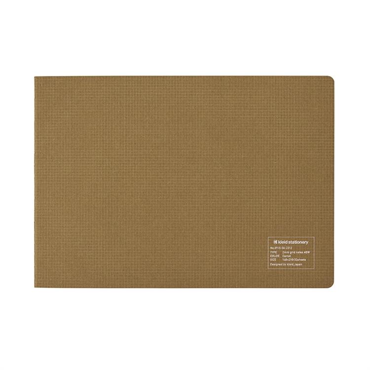 2mmグリッドノート A5W キャメル キャメル