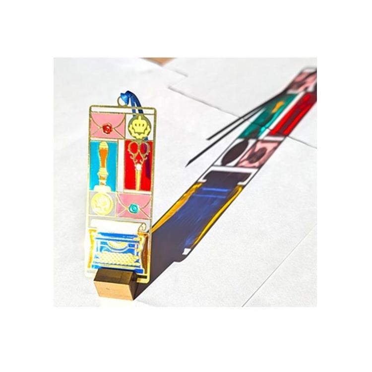 ステンドグラス風ブックマーク Letter(Letter