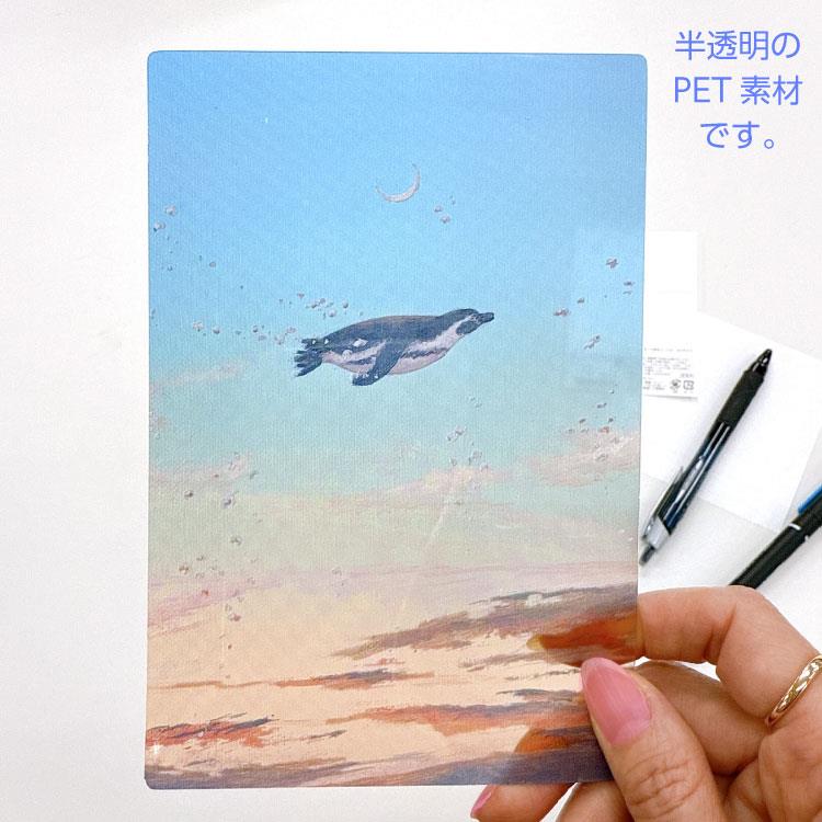 夏柄 クリアポストカード ながつかゆうか PP-90s 夕色のあぶく 夕色のあぶく