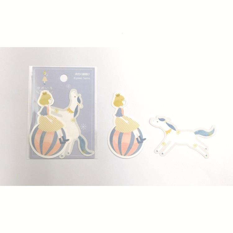 ステッカー ゆめいろサーカス 青空の幕開け 青空の幕開け