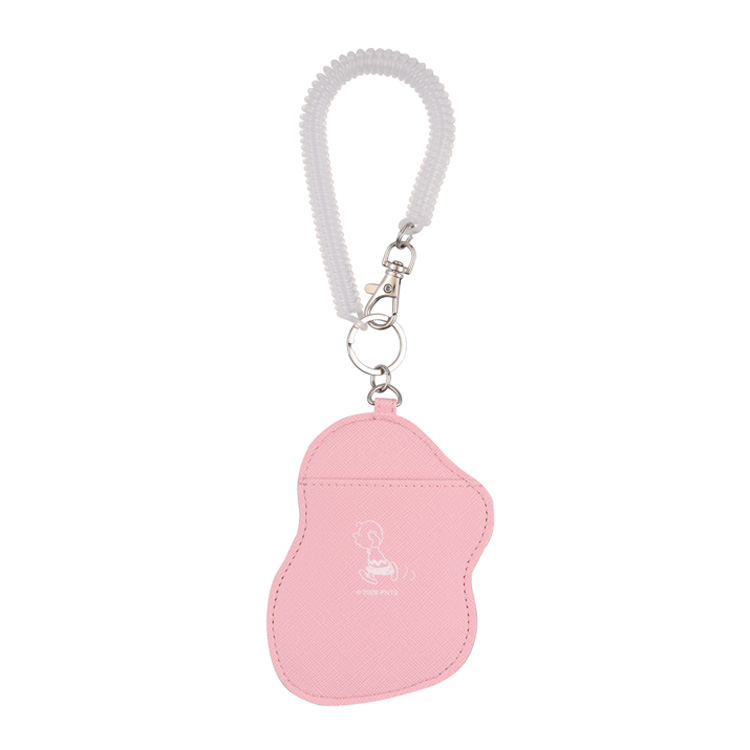 ダイカットパスケース スヌーピー PEANUTS GROOVE ピンク【ロフト限定】 ピンク