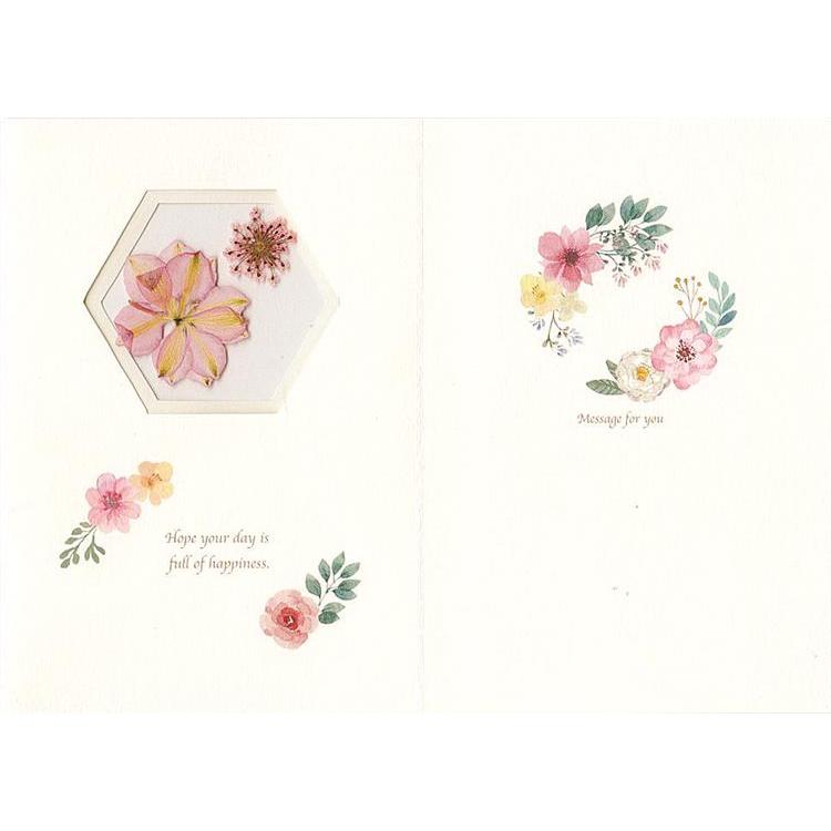 バースデーカード フラワー ピンク