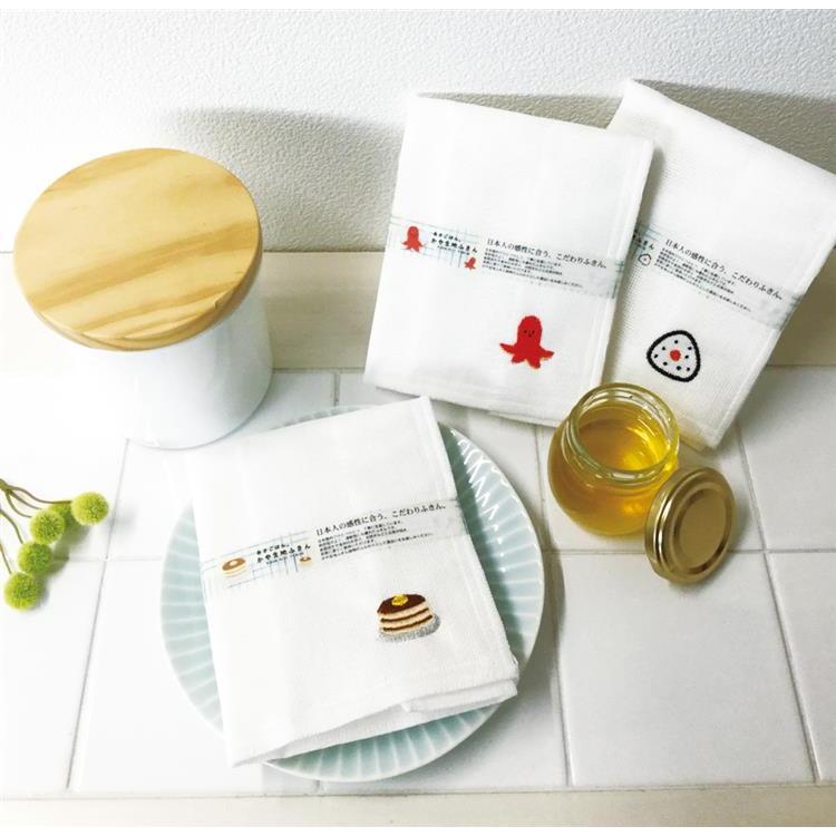 かや生地ふきん晩ごはん 30×30cm エビフライ エビフライ