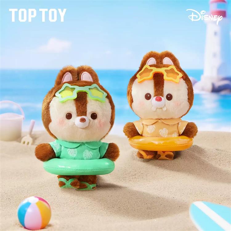 TOPTOY ディズニー 夏の浮き輪シリーズ ぬいぐるみキーホルダー