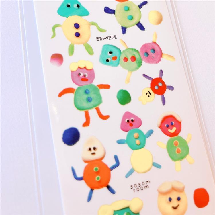 シートシール sosom room ラウンドフレンズ ラウンドフレンズ