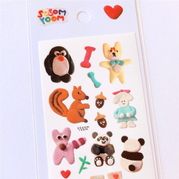 シートシール sosom room キュートフレンズ 3 キュートフレンズ 3