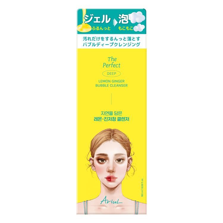 レモンジンジャーバブルクレンザー 180ml