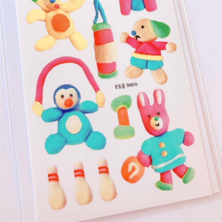 シートシール sosom room レッツワークアウト レッツワークアウト