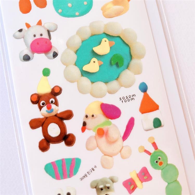 シートシール sosom room キュートフレンズ 9 キュートフレンズ 9