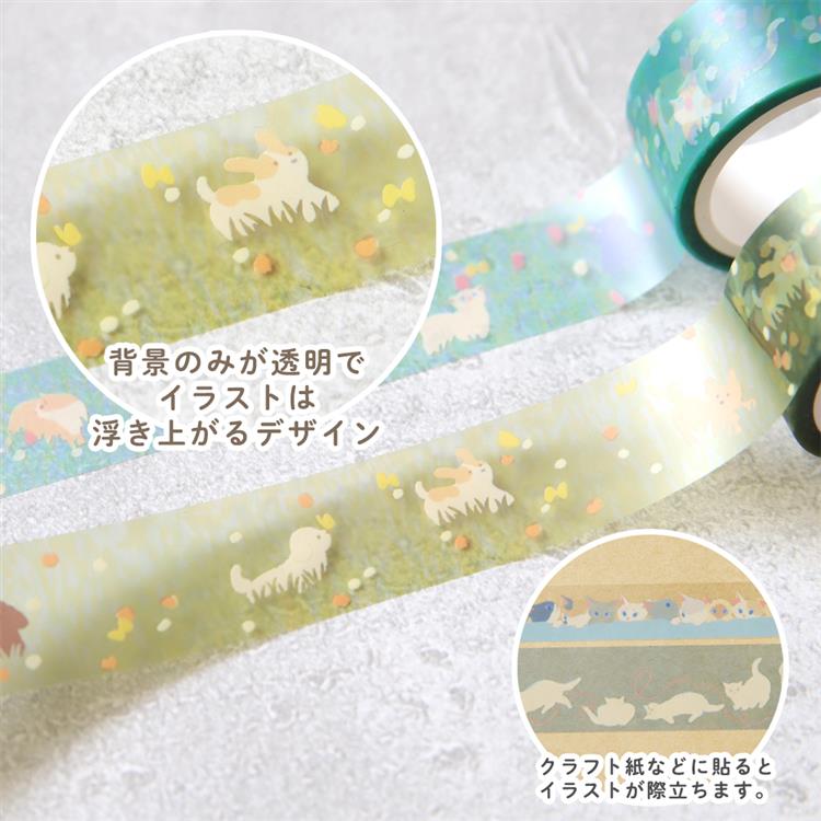 クリアテープ mula キャット 30mm ポルカキャット ポルカキャット