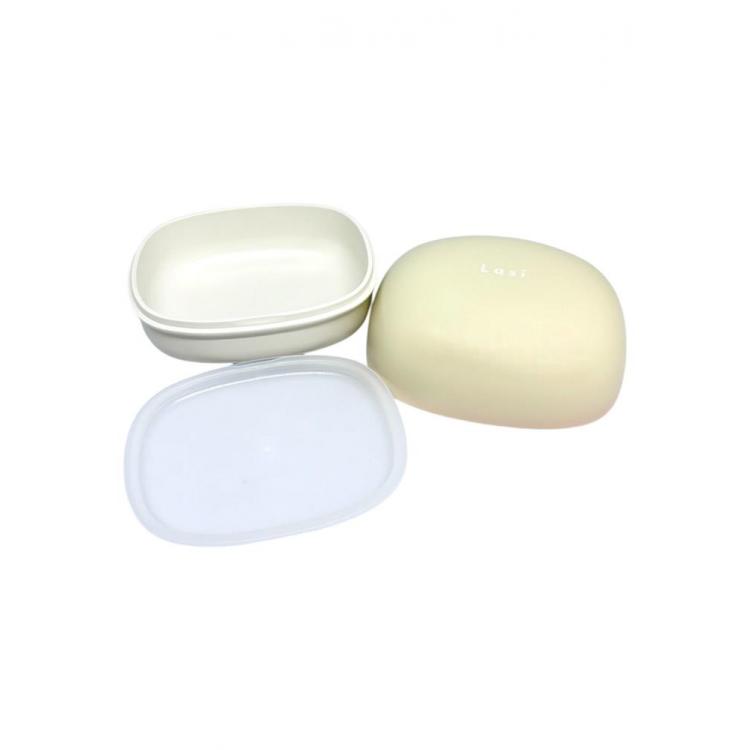 おにぎりケース 190ml アイボリー×ピンク