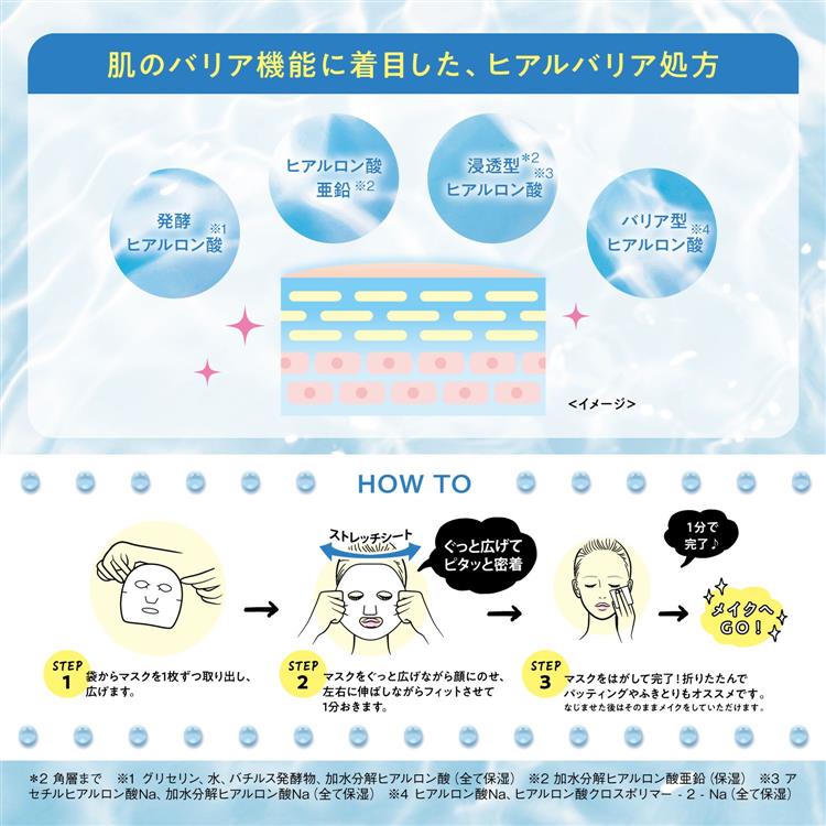 サボリーノ 目ざまシート ヒアルバリア 7枚入【数量限定】