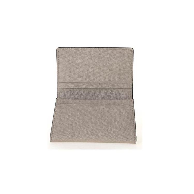 サフィアーノ 名刺入れ ゴートレザー トープ トープ