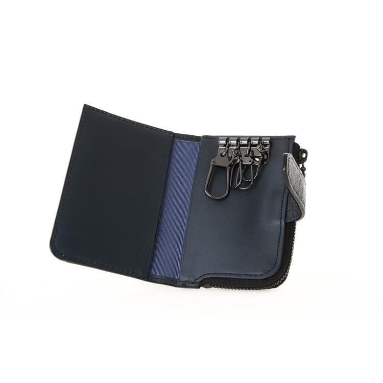 サフィアーノ キーコインケース ネイビー ネイビー