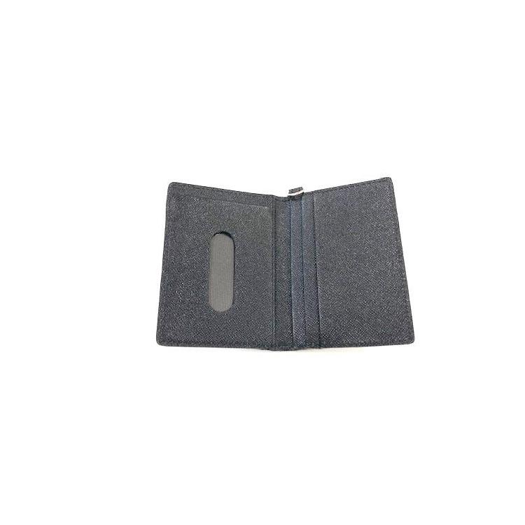 ゴートサフィアーノ パスコインケース ブラック