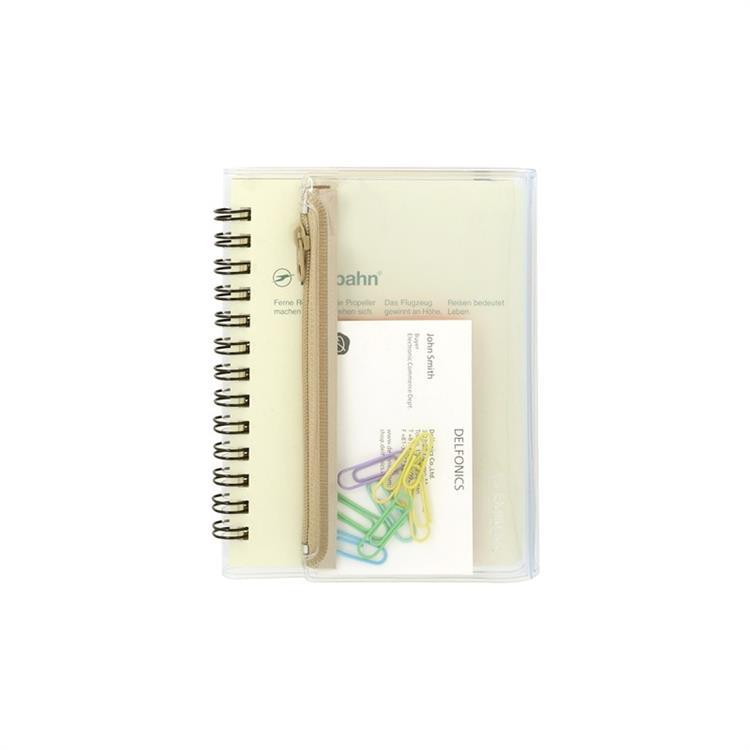 ロルバーン ポケット付メモ ストレージカバー M グレージュ グレージュ