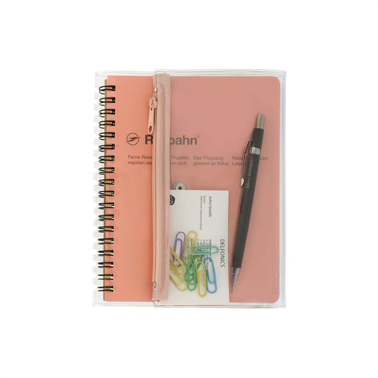 ロルバーン ポケット付メモ ストレージカバー L ライトピンク ライトピンク