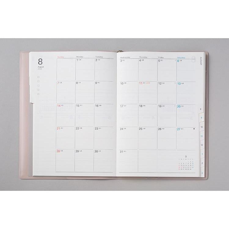 ２０２２年４月始まり手帳 週間ブロック ｂ６ ｔｏｒｉｎｃｏ８ 日曜始まり ドーンピンク ステーショナリー ロフト公式通販サイト Loft