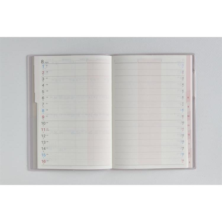 2026年3月始まり手帳 月間 B6 ティーズファミリー手帳3 月曜始まり(616)リュクスラベンダー