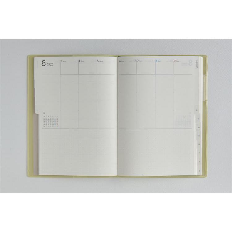 2026年4月始まり手帳 週間バーチカル B6 トリンコ7(755)クリームピスタチオ クリームピスタチオ