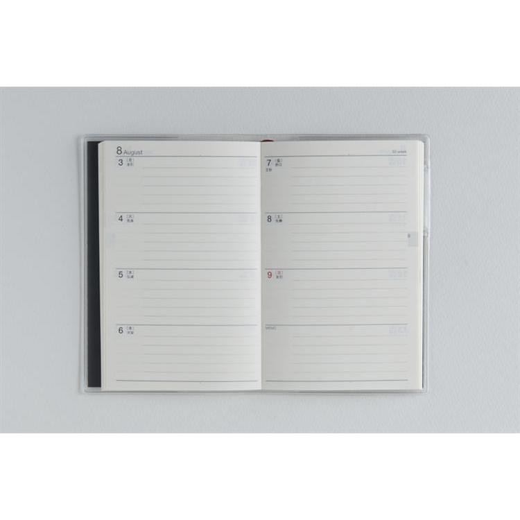 2026年3月始まり手帳 週間ブロック B7 ビジネス手帳 小型版 6(843)黒