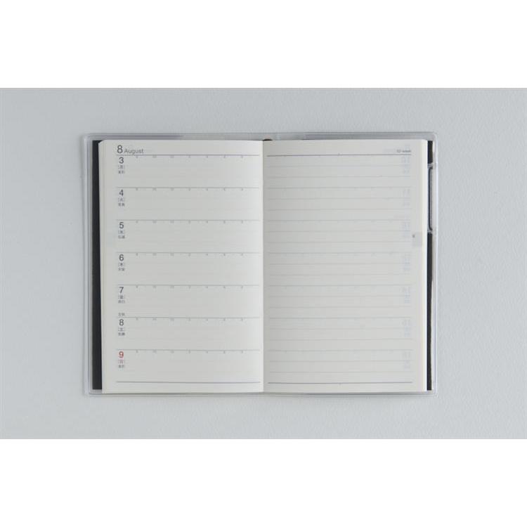 2026年3月始まり手帳 週間レフト B7 ビジネス手帳 小型版 2(844)黒