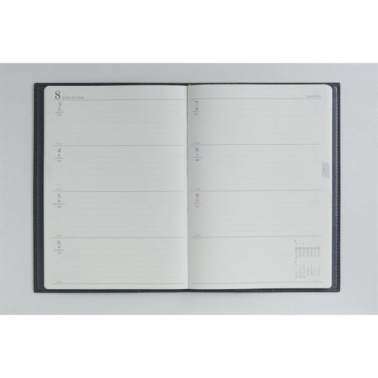 2026年3月始まり手帳 週間ブロック A5 デスクダイアリーカジュアル5(965)ダークネイビー