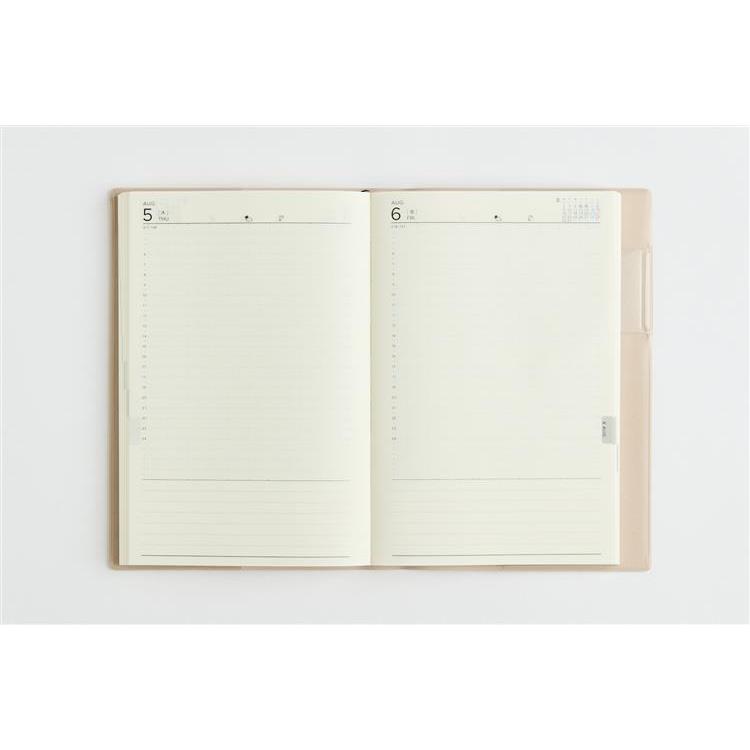 2027年1月始まり手帳 デイリー B6変型 torinco1 ドーンピンク