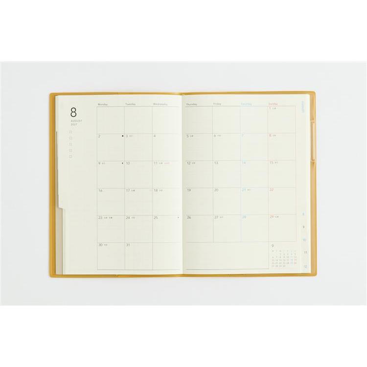2026年12月始まり手帳 月間 B6 torinco2 アプリコットベージュ