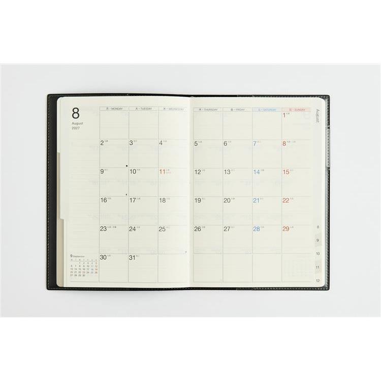 2026年11月始まり手帳 月間 B6 Tマンスリーロジェ ネイビー