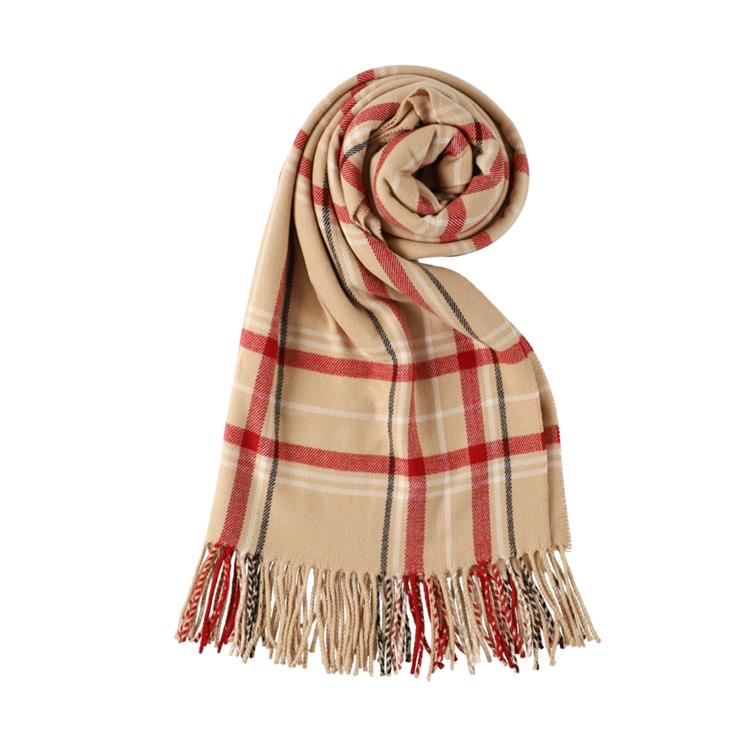 カシミヤタッチストール オンブレチェック ベージュ【ロフト限定】 オンブレチェック/ベージュ