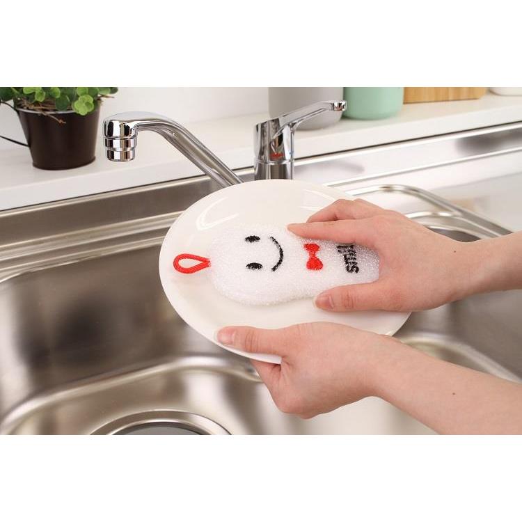 ニコニコスポンジ スマイル ホワイト