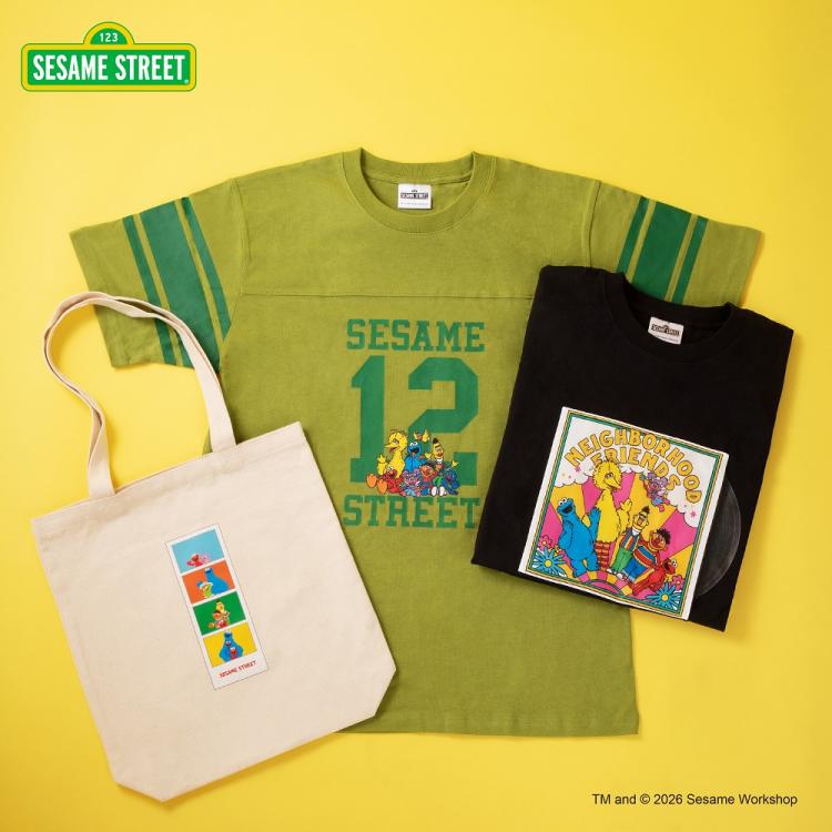 Tシャツ LOF-T2026 セサミストリート レコード ジャケ ジャケ