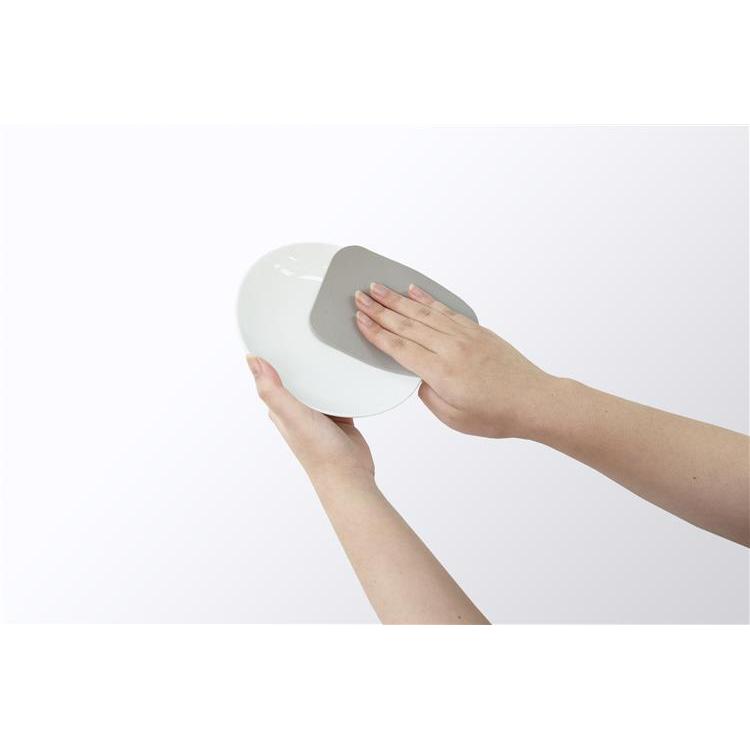 水切りマット&クロス Sサイズ ライトグレー ライトグレー