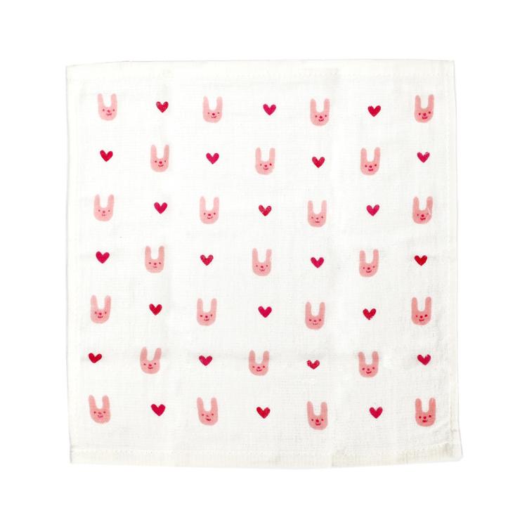 【うさぎ・ネコ柄セット】イヤなニオイのしないふきん 30×30cm 1枚入 うさぎ・ネコ