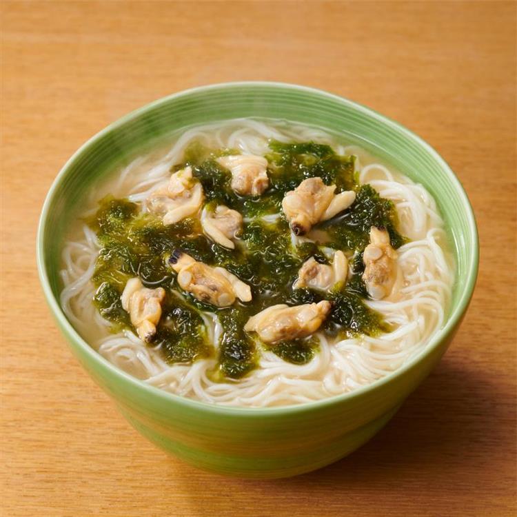 具だくさんにゅうめん あおさあさり麺 あおさあさり麺