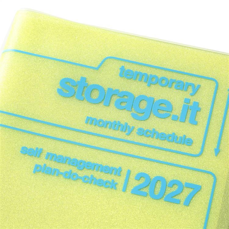 2026年12月始まり手帳 月間 B6 ストレージイット シャーベット レモン レモン
